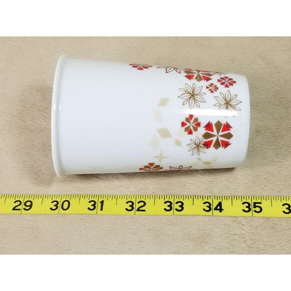 Starbucks Holiday Coffee Mug 12oz Teacup Christmas 2013 White Red 4 3/4" - Picture 13 of 13